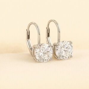 🍁New🍁 1ct Drop Earrings (2tcw) - Rhodium platinum over Sterling Silver